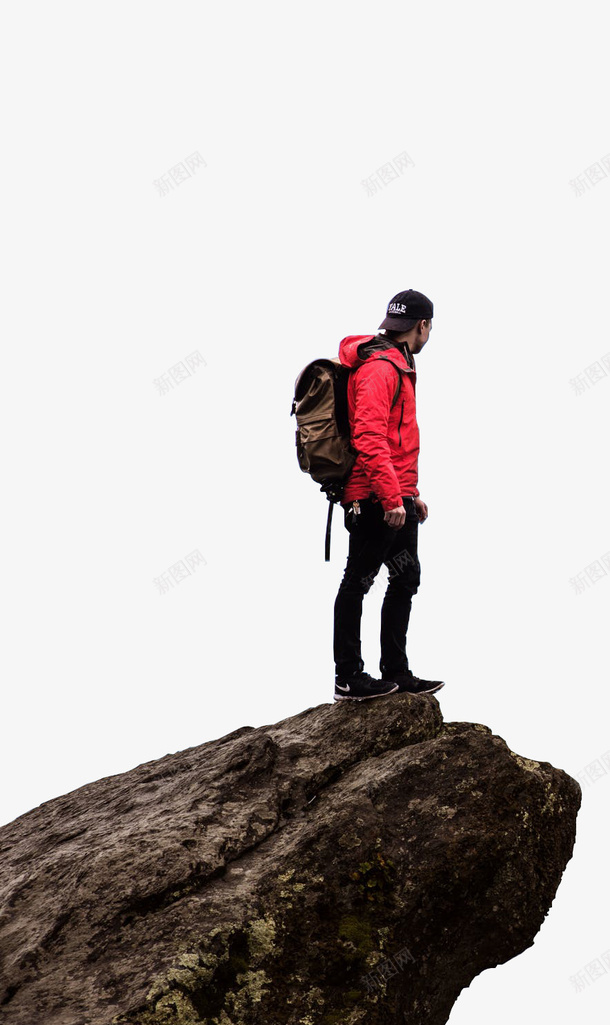 山顶的登山者png免抠素材_88icon https://88icon.com 山顶的人 登山 登山客 石头上的人 背包客 背包的登山者 自由的男人