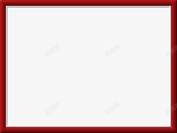 红色相框png免抠素材_88icon https://88icon.com 木框 深色木框 相框 红色木框