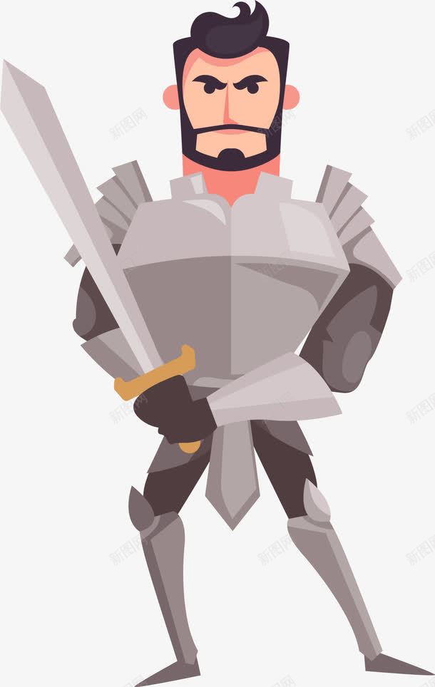 手持宝剑的中年大叔png免抠素材_88icon https://88icon.com 中年大叔 士兵 帅气大叔 战士 手持宝剑 握剑