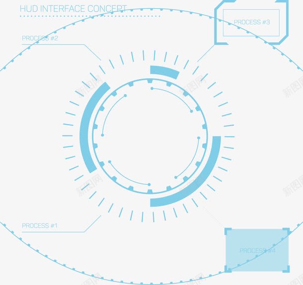 科技元素矢量图ai免抠素材_88icon https://88icon.com 光效 奇幻 效果 炫彩 科技 酷炫 矢量图