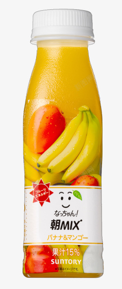 透明饮料瓶子日本水果饮料高清图片