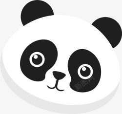 国宝大熊猫卡通大熊猫矢量图高清图片