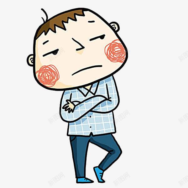 郁闷鄙视表情png免抠素材_88icon https://88icon.com 卡通手绘 宣传 教育 皱眉 脸红 装饰 轻视 郁闷的人