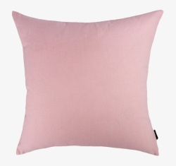 简单的粉色实物抱枕素材