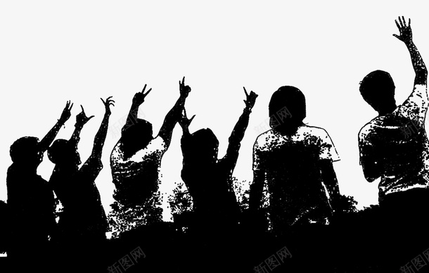 青春不散场黑色手绘背影psd免抠素材_88icon https://88icon.com 励志 海报宣传 背影 青春 青春不散场 高考 黑色