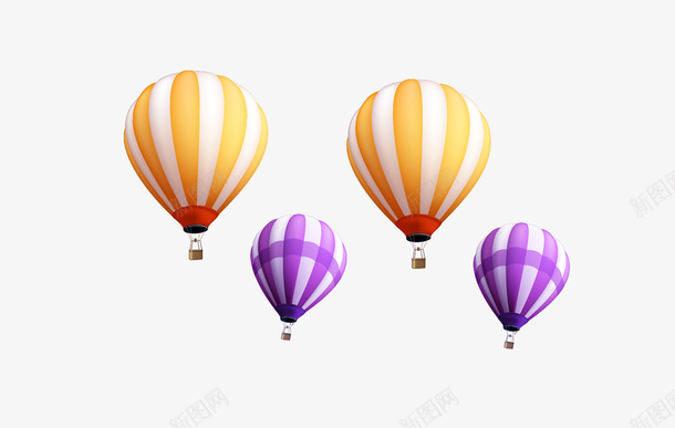 热气球紫色白色矢量图ai免抠素材_88icon https://88icon.com 热气球矢量 热气球素材 白色素材 紫色素材 矢量图