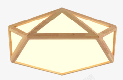 几何实木日式灯具素材