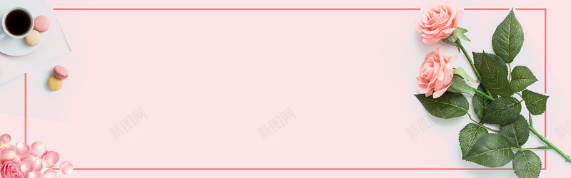 浪漫唯美粉色banner海报背景jpg设计背景_88icon https://88icon.com 婚庆背景图片 婚礼 少女心背景 浪漫梦幻 玫瑰花 矢量花瓣素材 礼盒 粉 粉色 纹理背景 花卉 花朵