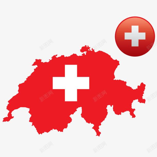 简约欧美地图瑞士地理png免抠素材_88icon https://88icon.com 位置 地理 广告设计 扁平 欧美地图 瑞士 简约