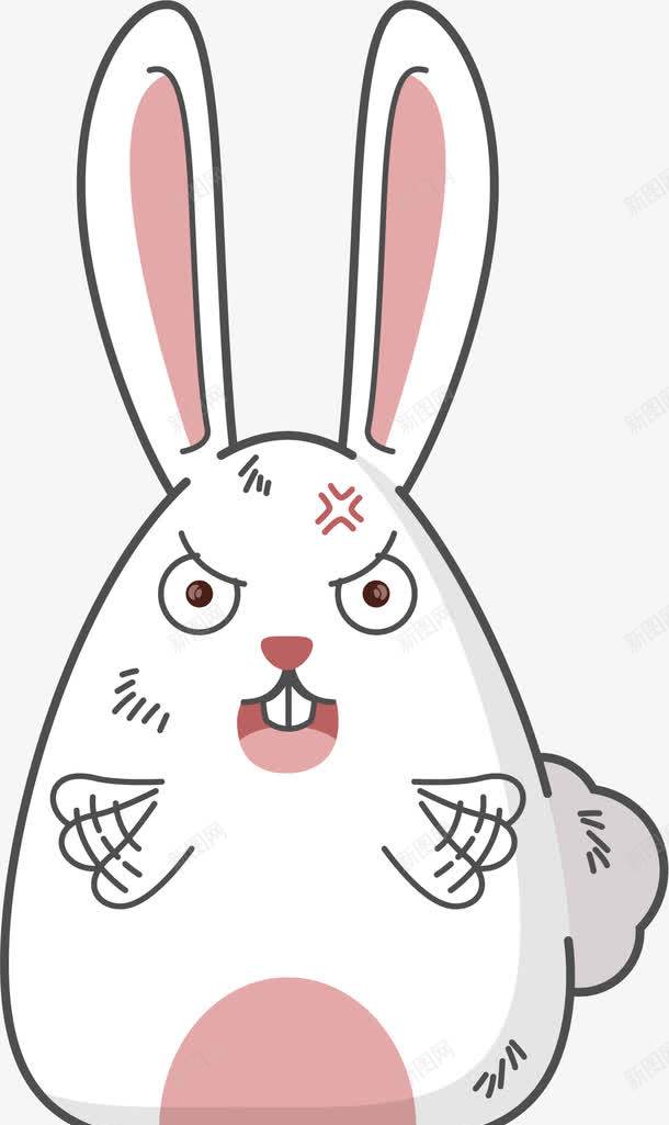 有怒意的小白兔png免抠素材_88icon https://88icon.com 兔子简笔画 兔宝宝 兔牙 卡通可爱 发怒 小兔子 小动物 小白兔 怒意 生气 生肖 表情包 酷兔