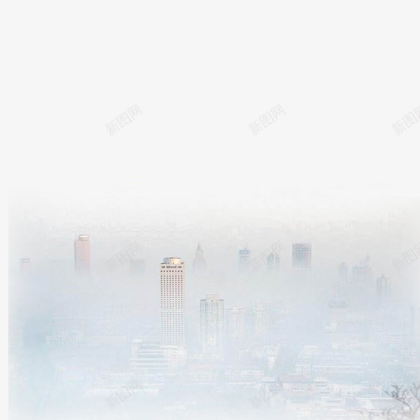雾霾城市空气污染png免抠素材_88icon https://88icon.com 城市 城市剪影 大气污染 污染 空气污染 雾霾 雾霾城市