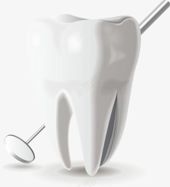 牙齿模型医疗图标图标