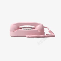 粉色电话机素材