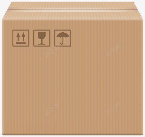 手绘纸盒子包装盒png免抠素材_88icon https://88icon.com 包装盒 快递盒 手绘 纸盒子