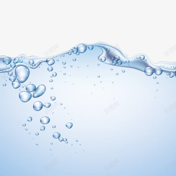 液体png免抠素材_88icon https://88icon.com PNG免扣图下载 水珠 水面 液体 蓝色 装饰