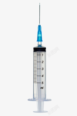 医用针筒带刻度的针筒实物高清图片