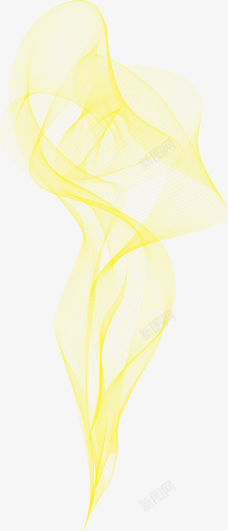 黄色朦胧背景创意彩色烟雾图矢量图高清图片