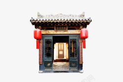 晋商文化山西晋商文化挂有红灯笼的乔家大高清图片