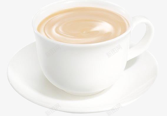 一杯奶茶png免抠素材_88icon https://88icon.com 碟子 茶杯 饮品