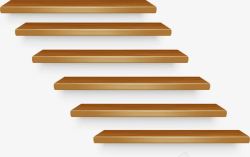立体楼梯素材立体木板高清图片