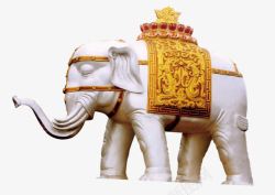 泰国大象金子装饰元素背景素材