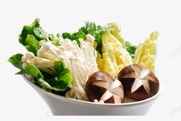 火锅材料png免抠素材_88icon https://88icon.com 健康 有机 生菜 白菜 绿色 蔬菜 金针菇 食物 香菇