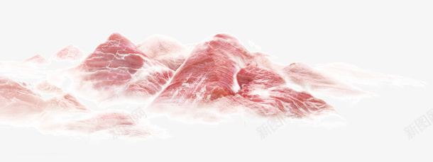 肉的山png免抠素材_88icon https://88icon.com 山 红色 线条 肉 肉山