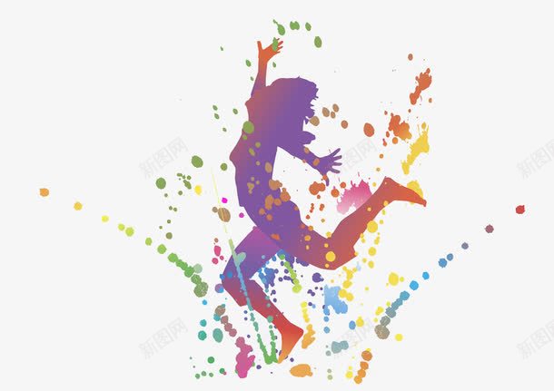 跳跃的女人png免抠素材_88icon https://88icon.com 人物 光彩 喷彩 水彩画 舞蹈 舞蹈跳舞培训班招生 街舞 跳舞 跳跃