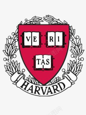 雪花纹哈佛大学图标图标