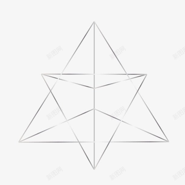 立体三角形png免抠素材_88icon https://88icon.com png图形 三角形 几何 立体 线条 装饰