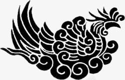 中国风神兽凤凰纹样素材