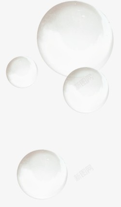 水水花图案气泡素材