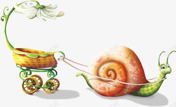 蜗牛拉车png免抠素材_88icon https://88icon.com 儿童 卡通 展板 幼儿园 手绘 棕色 海报 蜗牛