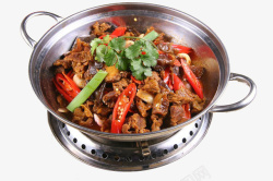 小红椒产品实物干锅牛肉高清图片