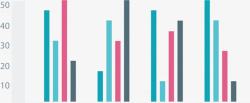 柱状图矢量图素材
