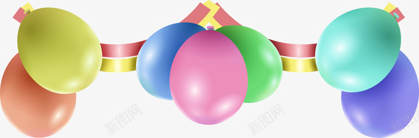 儿童节多彩气球挂饰png免抠素材_88icon https://88icon.com 一串气球 儿童节 多彩气球 气球挂饰 气球装饰 美丽气球