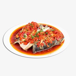 家常鱼产品实物剁椒鱼头高清图片