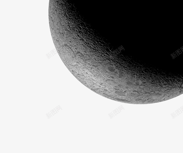 创意月球psd免抠素材_88icon https://88icon.com 创意 创意广告 星云 星球 月球 月球虚影 月食 活动宣传 海报 白云 设计 黑白月球