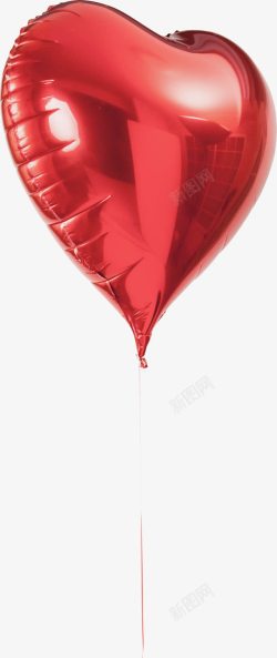 红心珠光氢气球素材