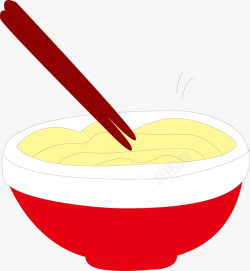 礼盒装碗碗里的面粉木碗大米高清图片