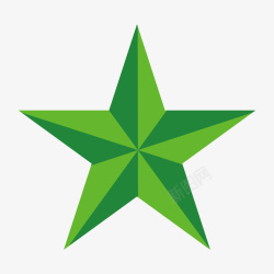 绿色五角星道具绿色五角星高清图片
