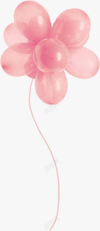 粉色气球png免抠素材_88icon https://88icon.com 气球 氢气球 粉色 透明