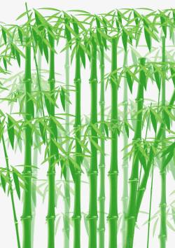 青翠的竹子一款错落有致的青翠竹林矢量图高清图片