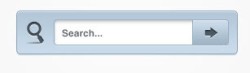 UI搜索栏蓝色素材