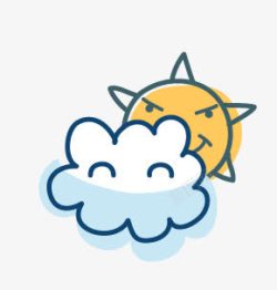 可爱小仙女物手绘卡通装饰图标高清图片