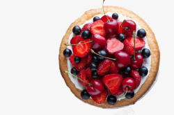 糕点免费下载实物草莓葡萄芝士蛋挞高清图片