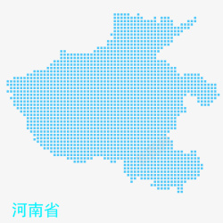 河南省地图素材