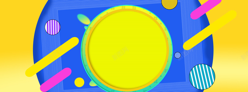 蓝色几何扁平创意方形圆环背景图jpg设计背景_88icon https://88icon.com 几何 创意 圆点 圆环 彩色线条 扁平 折线 按钮 方形 方框 线 线条 背景 蓝色 黄色