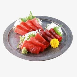 日式背景图片产品实物海鲜金枪鱼刺身高清图片