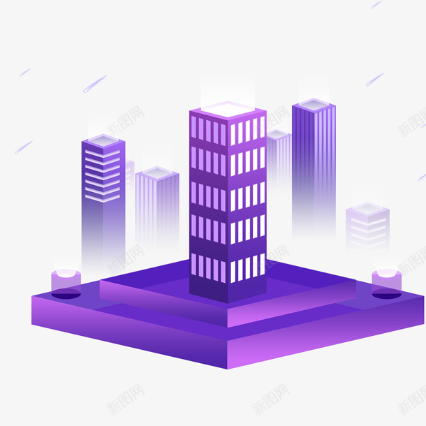 等距建筑城市c4d高楼城市png免抠素材_88icon https://88icon.com c4d 城市 建筑 楼房 立体 等距 紫色 高楼